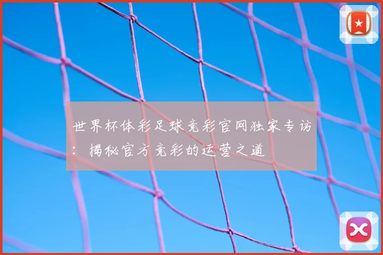 世界杯体彩足球竞彩官网独家专访:揭秘官方竞彩的运营之道
